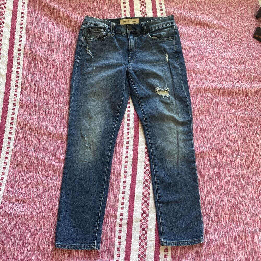 Gap Size 28R 1969 Best Girlfriend Jeans Distressed Ankle